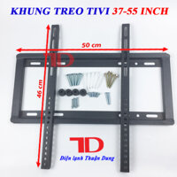 Khung TV (37-55 inch) Giá Treo Tivi LED Cố Định Sát Tường Từ 37  Đến 55 Inch kèm ốc vít Điện Lạnh Thuận Dung