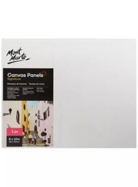 khung vảiTấm Canvas Panels dạng bảng Mont Marte nhiều kích thước  - 2 Chiếc 20x25 cm