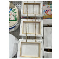 Khung vẽ tranh Canvas Vuông 15x20cm 3 tầng cao cấp