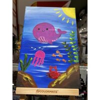 Khung vẽ tranh Canvas Colormate phù hợp với màu Acrylic, màu sơn dầu, màu nước - COLORMATE