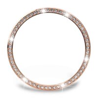 Khung viền bezel  benzen  đính hạt dành cho Samsung Galaxy Watch 3 41mm - Hồng,Watch 3 41mm