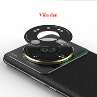Khung viền camera dành cho Xiaomi 12S Ultra kim loại - Viền đen