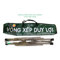 KHUNG VÕNG INOX DUY LỢI CỠ LƠN (KHÔNG BAO GỒM LƯỚI VÕNG) - TẶNG 10 MÓC ÁO KÉP NHỰA CAO CẤP DUY LỢI