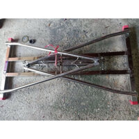 Khung võng inox phi 40 sáng bóng không gỉ