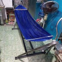 Khung võng sắt vuông phối đen cam