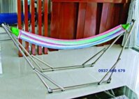 Khung võng xếp Duy Phương loại inox phi 32
