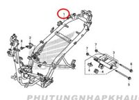 Khung xe Air Blade 125 2013 2014 2015, Sườn xe AB 125 K27