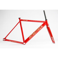 Khung xe đạp fixed gear Intro7 Tech FS02 kèm phuộc