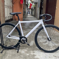 Khung xe đạp Fixed Gear nhôm càng thép màu trơn basic đủ size