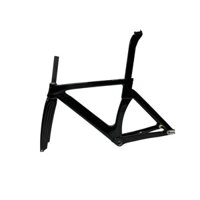 Khung xe đạp Fixed Gear Track Carbon Noname bản to