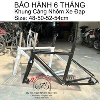 Khung xe đạp Road - Touring cao cấp, Sườn nhôm xe đạp Đua không mối hàn dây cáp đi âm khung, Khung càng nhôm xe đạp