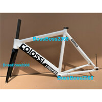 khung xe fixed gear Colossi càng carbon