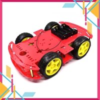 Khung xe robot 4 bánh 2 tầng nhiều màu