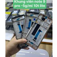 khung xương kèm viền kèm phím bấm note 9 pro 5g/ mi 10t lite