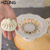Khuôn Bánh Bao Bao Buns HZLING, Khuôn Làm Baozi Loại Hoa DIY, Máy Làm Baozi ABS tự làm dễ dàng tháo rời