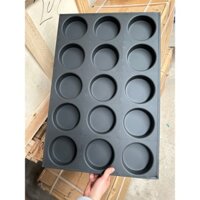 Khuôn bánh bông lan , bánh ngàn lớp, hotdog...15 bánh/khay hàng nhập khẩu chất lượng cao