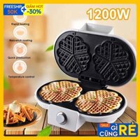 Khuôn bánh bông lan điện SOKANY 1200W gia nhiệt kép, chống dính telfon siêu bền