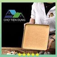 Khuôn bánh cuộn hình vuông khay nướng Dụng Cụ Làm Bánh chống dính vàng cao cấp 28 cm - TRAYVUONG280