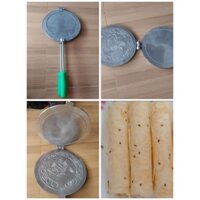 khuôn bánh kẹp cuốn nhôm lớn 20cm