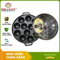 Khuôn Bánh Khọt 10 lỗ nắp inox Dragon