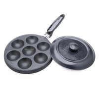 Khuôn bánh khọt, chống dính tay cầm + Nắp đậy 8 lỗ Huỳnh Anh