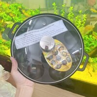 Khuôn Bánh Khọt Gang Chống Dính VẠN LỢI Loại Dày Cao Cấp Có Nắp ( 8 - 10 - 12 lỗ )