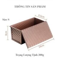 Khuôn bánh mì gối vàng sọc ( 250g-450g)