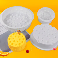 Khuôn bánh mousse Pháp Sanxin DIY, dụng cụ làm bánh mousse phô mai tròn cho sử dụng tại nhà