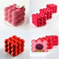 Khuôn bánh mousse silicone hình cầu kỳ diệu tự làm cho bánh ngọt, bánh truffle, thạch, bánh cheesecake