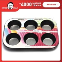 Khuôn bánh muffin chống dính 6 ô UBL KC0202-NEW