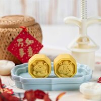 Khuôn bánh ngọt hình con rắn nhỏ năm mới 25g khuôn bánh trung thu Tết Trung Quốc khuôn bánh trung thu
