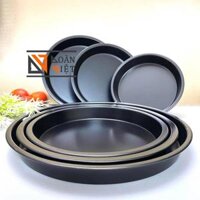 Khuôn bánh PIZZA, ĐẾ BÁNH PIZZA , KHUÔN nướng bánh - THÉP CARBON Chống Dính cao cấp, có NHIỀU SIZE - SIZE 7 18  3cm