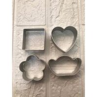 Khuôn bánh quy khuôn cắt bánh cookie cutter nhôm ngoại nhập cao cấp - Vuông 4.5x1.5cm