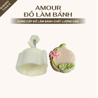 Khuôn bánh trung thu 1 mặt hình hoa sen 150g/200g