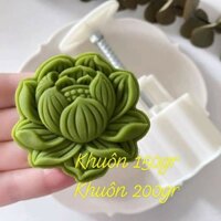 Khuôn bánh trung thu hình sen