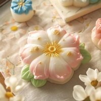 [Khuôn Bánh Trung Thu] Khuôn Bánh Ngọt Hình Hoa Anh Đào Tinh Tế DIY Tự Làm Bánh Trung Thu Đậu Xanh Bánh Tráng Miệng Khuôn Nướng Bánh Khuôn Làm Bằng Tay