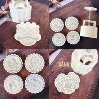 Khuôn Bánh Trung Thu Lò Xo 4 mặt 150g - BGTC