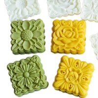 Khuôn bánh trung thu lò xo Vuông 150g 200g