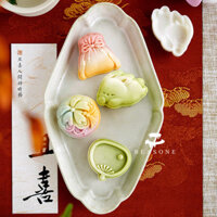 Khuôn bánh trung thu Thỏ Mini 30g Khuôn Bánh đậu xanh khuôn bánh ngọt dụng cụ làm bánh khuôn bánh