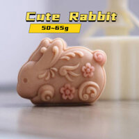 Khuôn Bánh Trung Thu Thỏ Tart Khuôn Bánh Quy Bánh Quy Khuôn Bánh Trung Thu 50g 63g 75g Bánh Ngọt Trung Quốc Bấm Tay Dụng Cụ Nướng Bánh Tem Hoa Cắt Giữa Mùa Thu Đậu Dán Bánh Molder Handmade Moon Cake Mould Rabbit Tart Mould Cookie Biscuit  Mooncake Mold