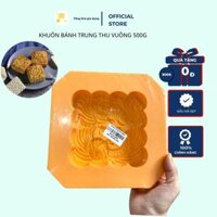 Khuôn Bánh Trung Thu Vuông 500G - Khuôn Bánh Trung Thu Nhựa Vĩnh Trường Cao Cấp MTA-MART