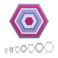 Khuôn Cắt Giấy Bằng Thép Carbon Hình Lục Giác Độc Đáo Thẻ