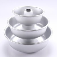 Khuôn CHIFFON 6inch 7inch 9inch BỀN ĐẸP, đáy bầu, nhuôm đúc
