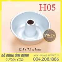 Khuôn Chiffon tròn lõi liền 5 inch - H05