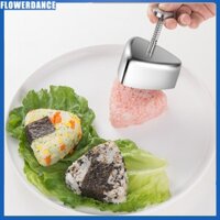 Khuôn Cơm Nắm Hình Tam Giác Dụng Cụ Nhà Bếp Khuôn Ép Cơm Sushi Hình Hoa Tam Giác Bằng Thép Không Gỉ 304 Cho Trẻ Em Sáng Tạo Onigiri Làm Cơm Flowerdance