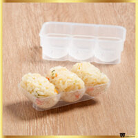 Khuôn cơm Sushi Daiso Hàn Quốc 3 ngăn
