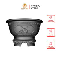 Khuôn Đúc Chậu Cảnh Kèm Chân Đôn Tròn 62 Đa Năng, Chất Liệu Nhựa ABS Siêu Bền,Trồng Cây Cảnh Bonsai (Ngọc An CNC)