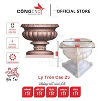 Khuôn đúc chậu cảnh Ly 25, Dùng làm chậu cây cảnh bonsai, Nhựa ABS cao cấp mới cực bền