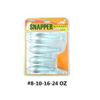 KHUÔN ĐÚC CHÌ SNAPPER SINKER 8-10-16-24OZ(224g-280g-448g-672g) ALUMINUM