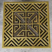 Khuôn đúc gạch lát sân, vườn giả đá nhựa pp kích thước 40x40x3,5cm